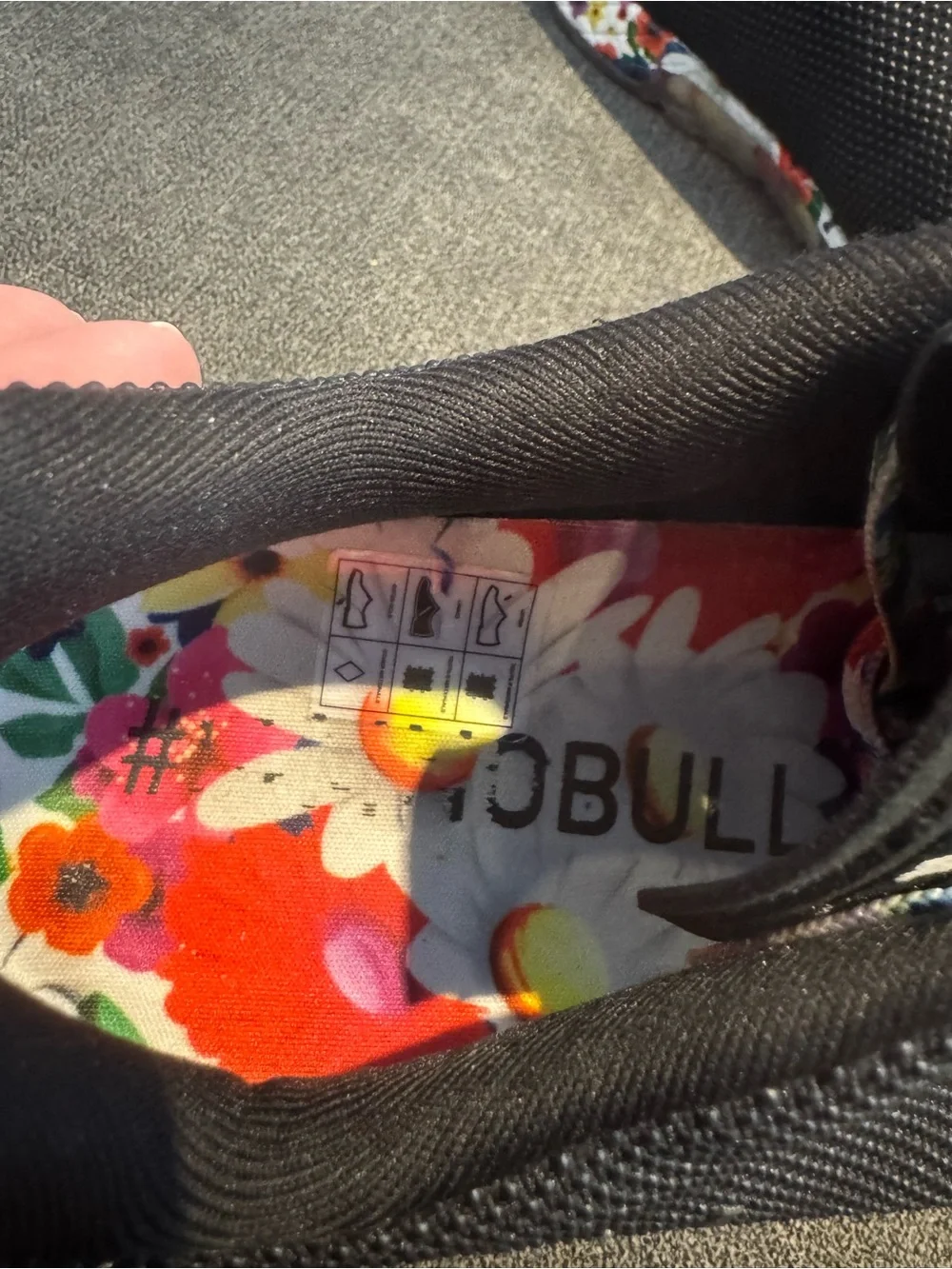 Nobull Women’s Black Floral Daisy Trainer Size 10